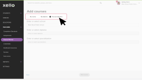 Add courses page. There are three radio button options: "By course", "By diploma", and "By specialization". The cursor is selecting "By specialization